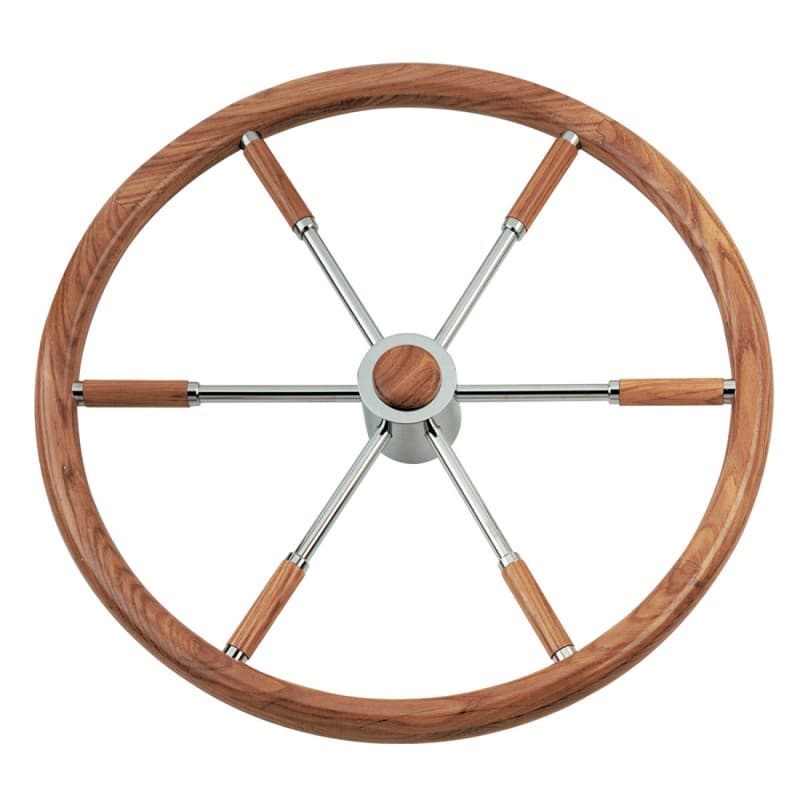 RUOTA TIMONE TEAK Ø MM.450 - 2