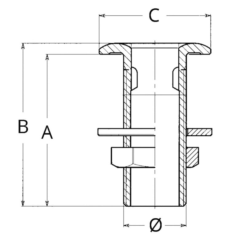SCARICO A MARE C/PORTAG. 1'X30 - 4