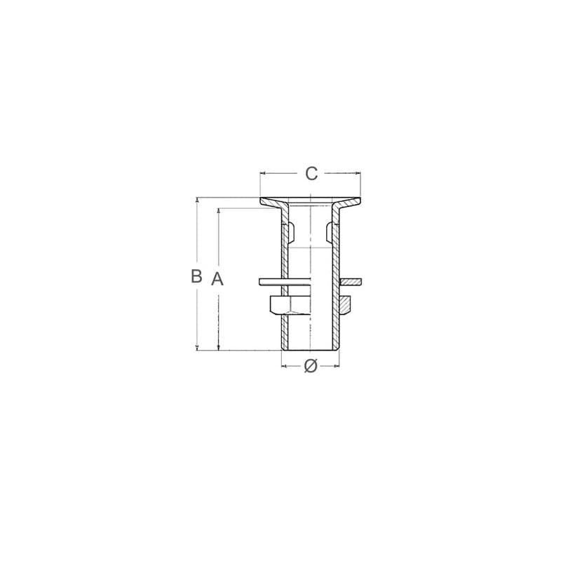 SCARICO A MARE CROM. POZZ.1'1/4 - 4