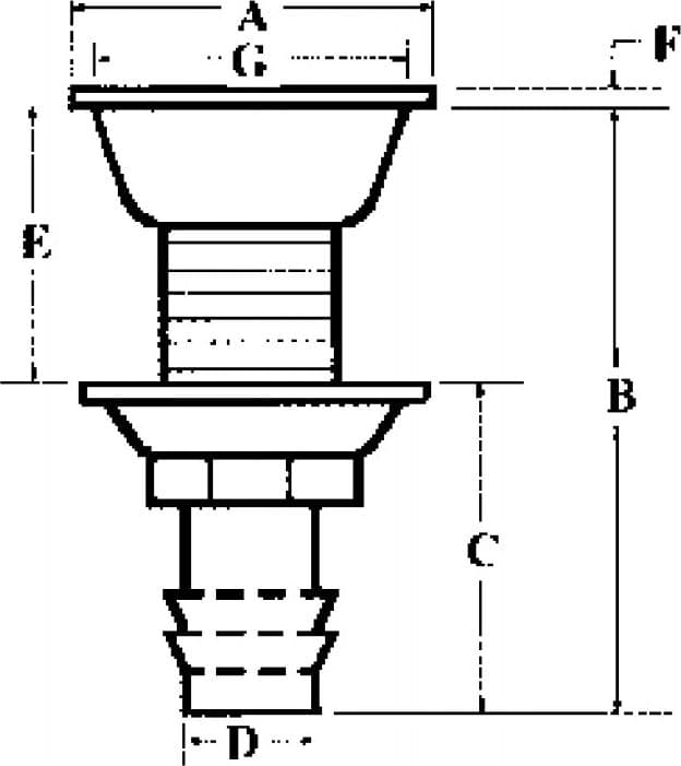 SFIATO INOX 316 INCASSO Ø MM.20 - 4