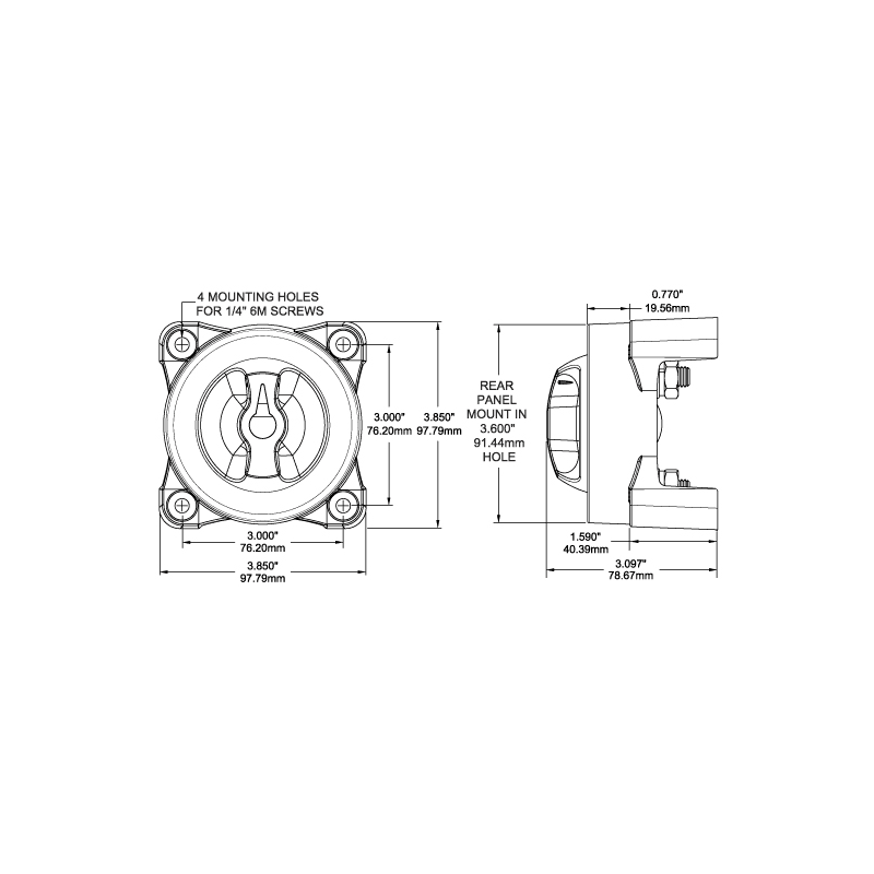 STACCA BATTERIA BIPOLARE SERIE E - 4