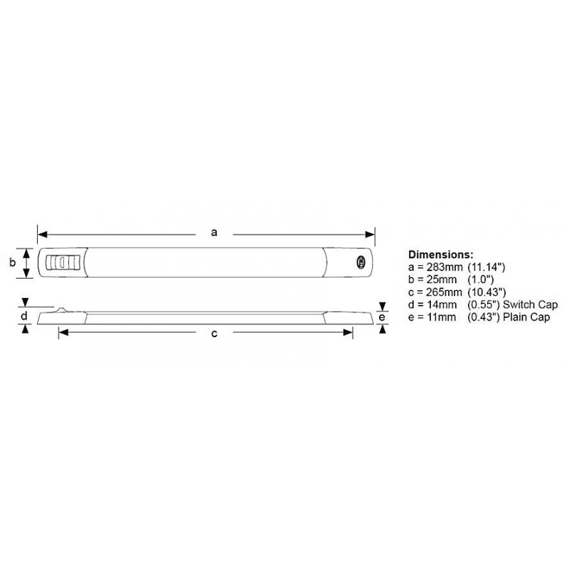 STRIP LED BIANCO/ROSSO 24V - 4