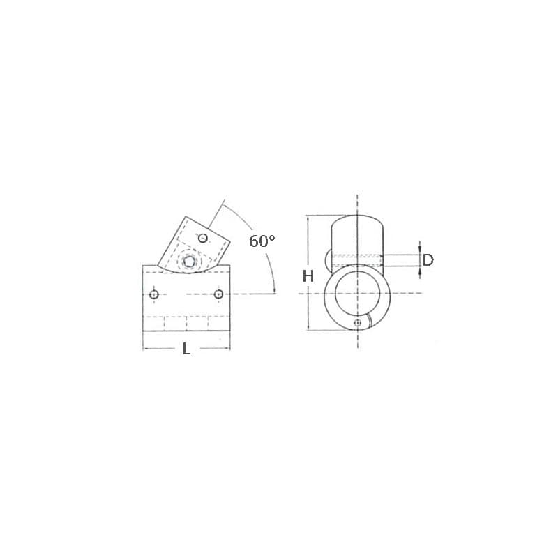 TEE INOX APRIBILE 60° Ø MM.25 - 2