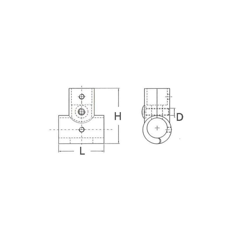 TEE INOX APRIBILE 90° Ø MM.25 - 2