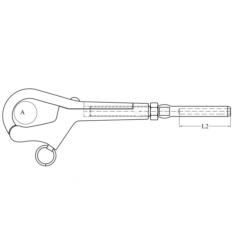 TENDITORE A PELLICANO Ø MM. 4 M6 - 2