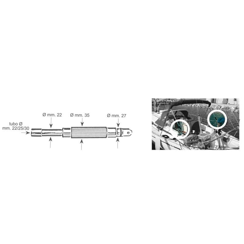 TENDITORE PER CAPOTTINE AISI 316 - 2
