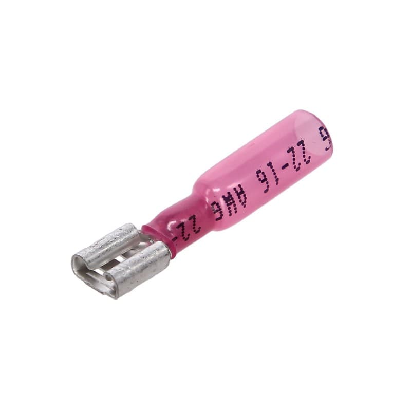 TERMINALE FEMMINA TERMO GIALLO 100P - 2