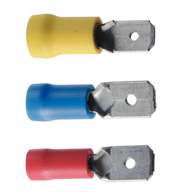 TERMINALE MASCHIO MM 6,3 BLU 100P - 3