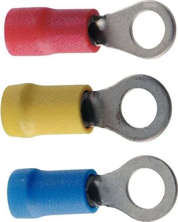 TERMINALE OCCHIELLO MM 6 ROSSO 10PZ