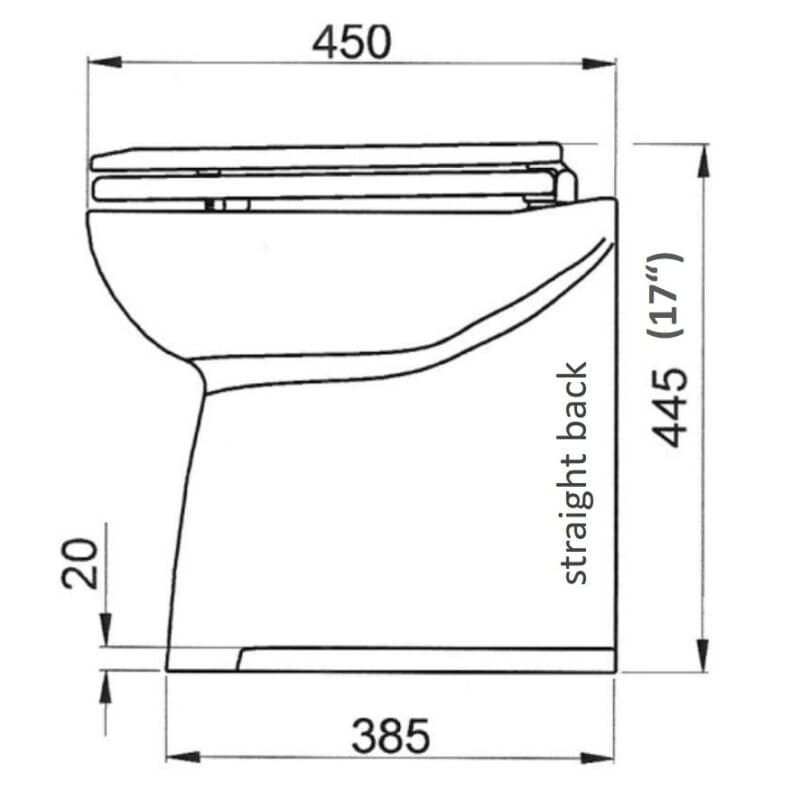 WC DELUX 14" ACQUA DOLCE 24V SOFT - 4