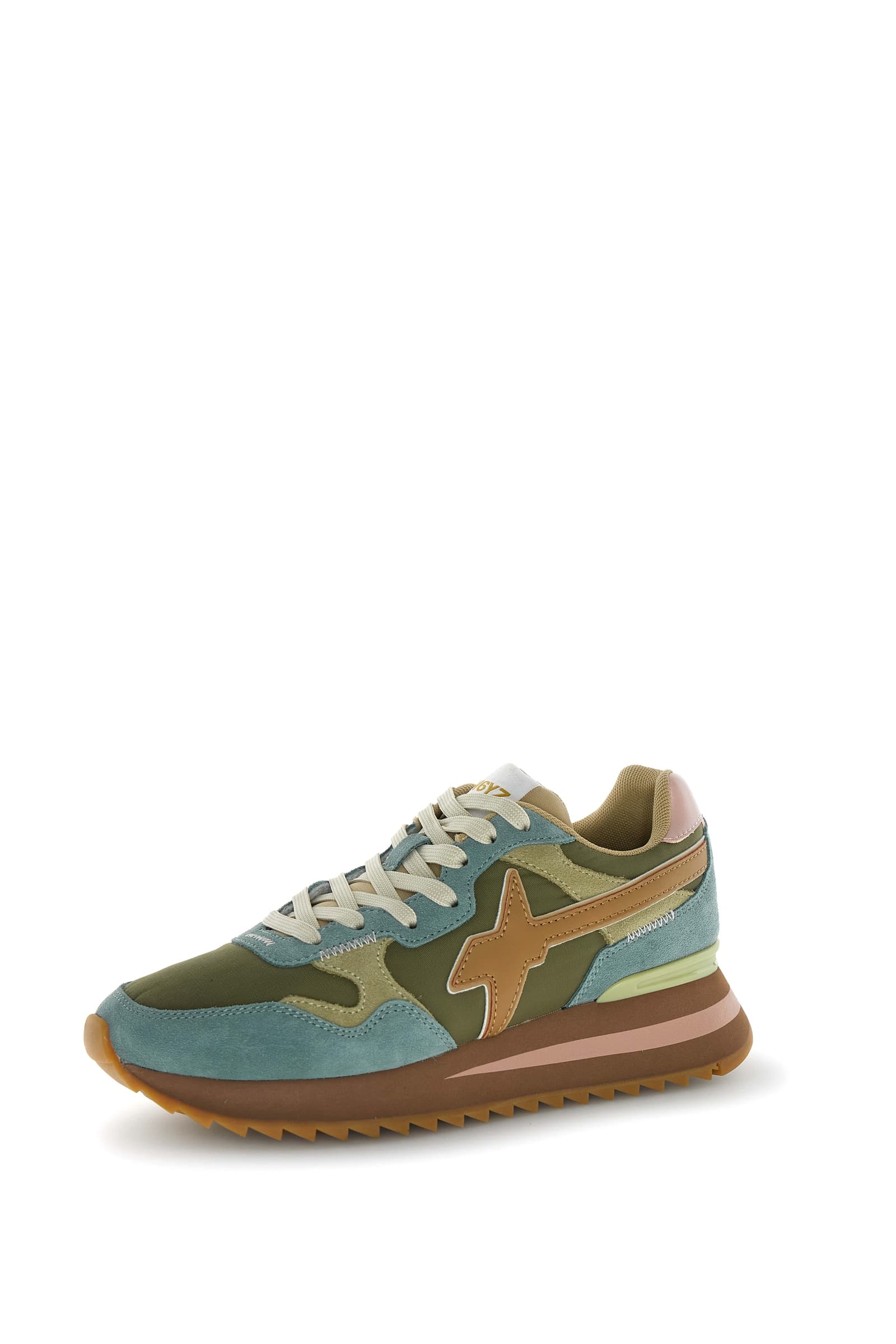 W6YZ Scarpa Donna modello Yak-w 2016528651F26 Verde chiaro-Grigio - 2