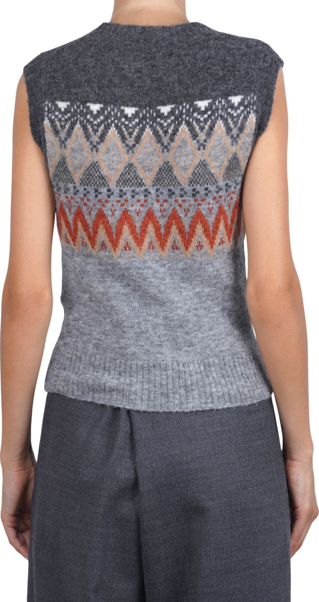 JUCCA Jucca - Gilet - 480435 - Fantasia Grigio - 5