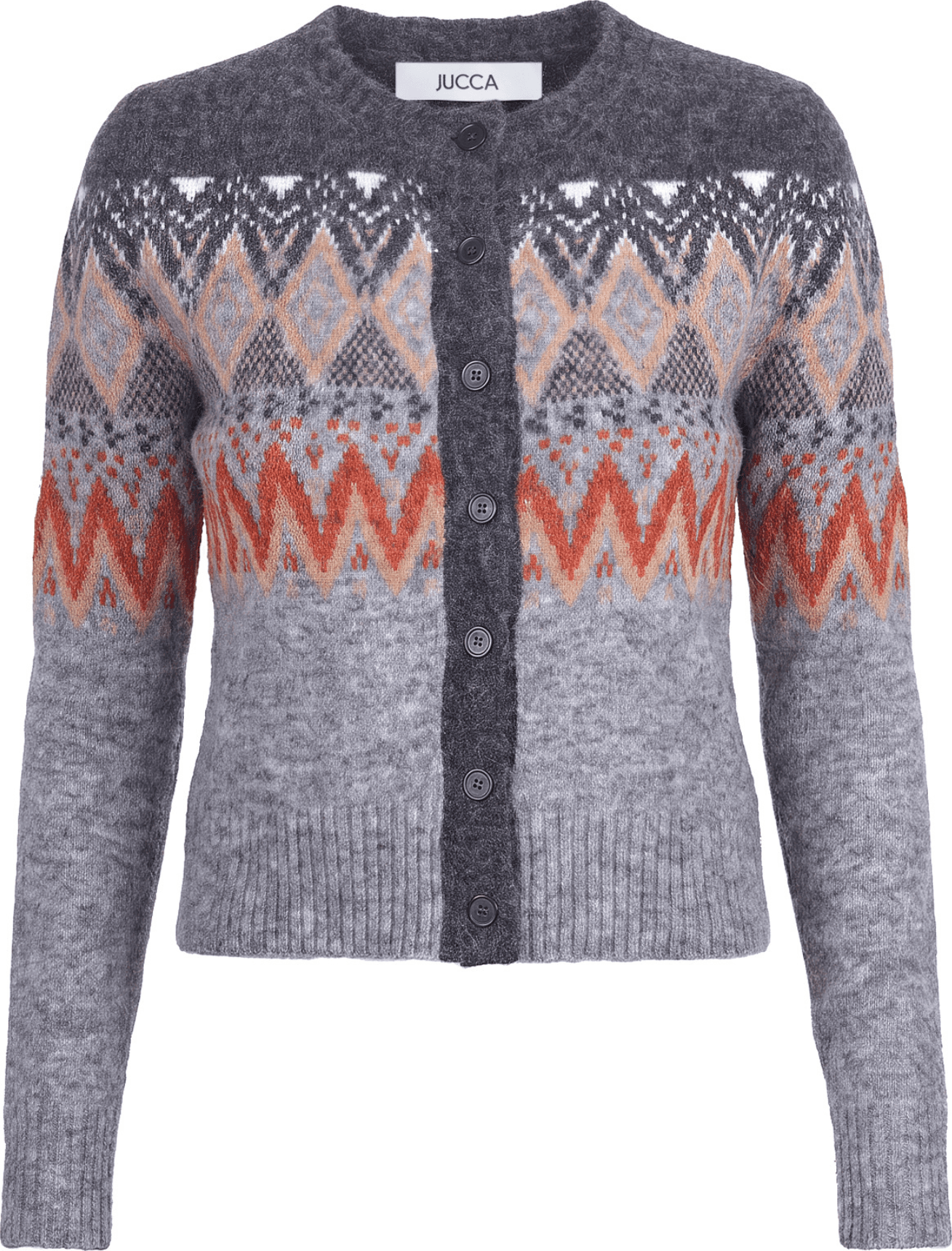 JUCCA Jucca - Cardigan - 480436 - Fantasia Grigio - 7