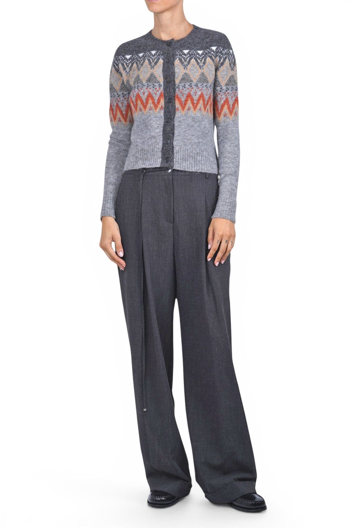 JUCCA Jucca - Cardigan - 480436 - Fantasia Grigio - 2