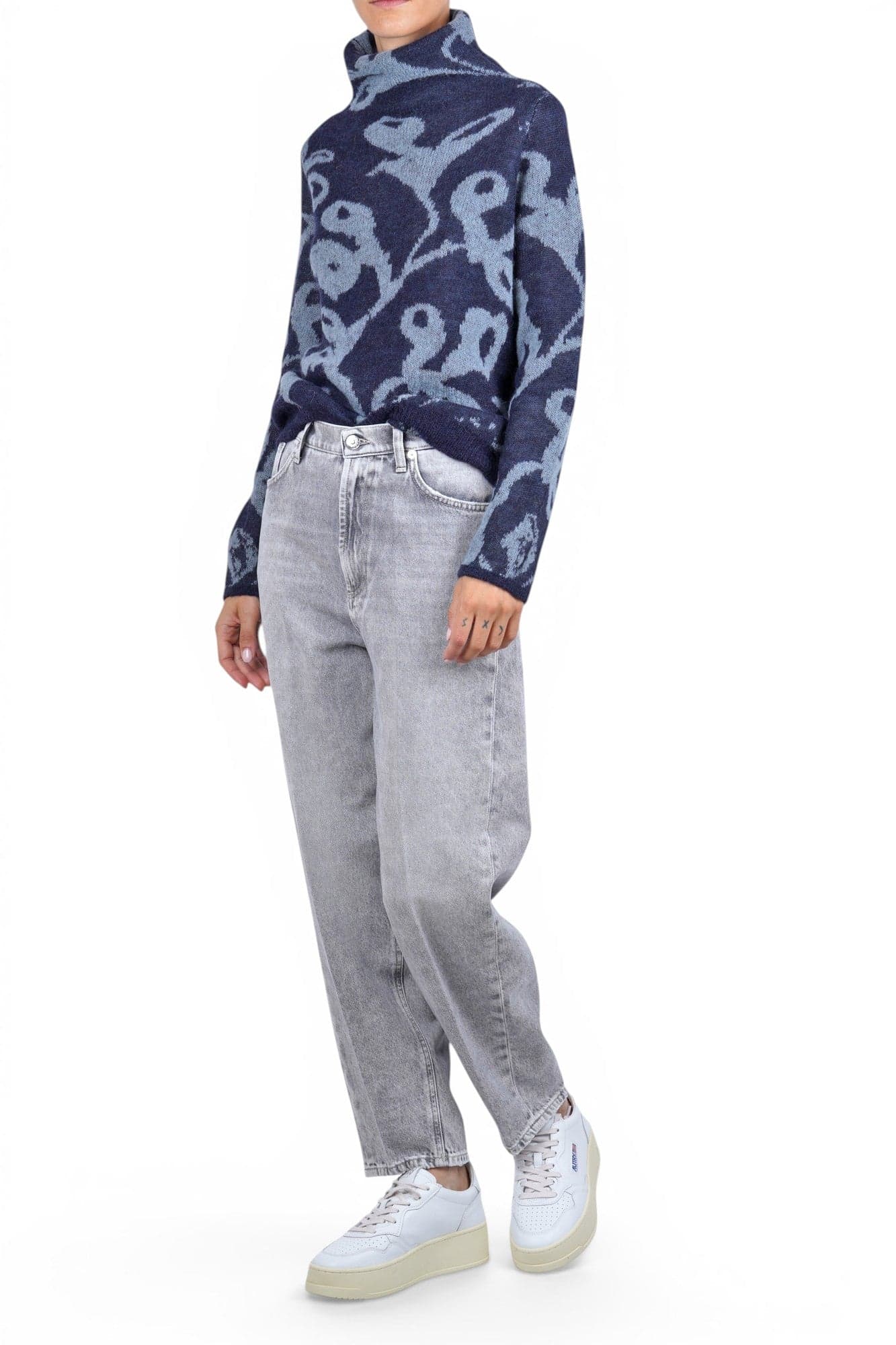 ALESSIA SANTI Alessia Santi - Maglia - 480525 - Blu/Grigio - 2