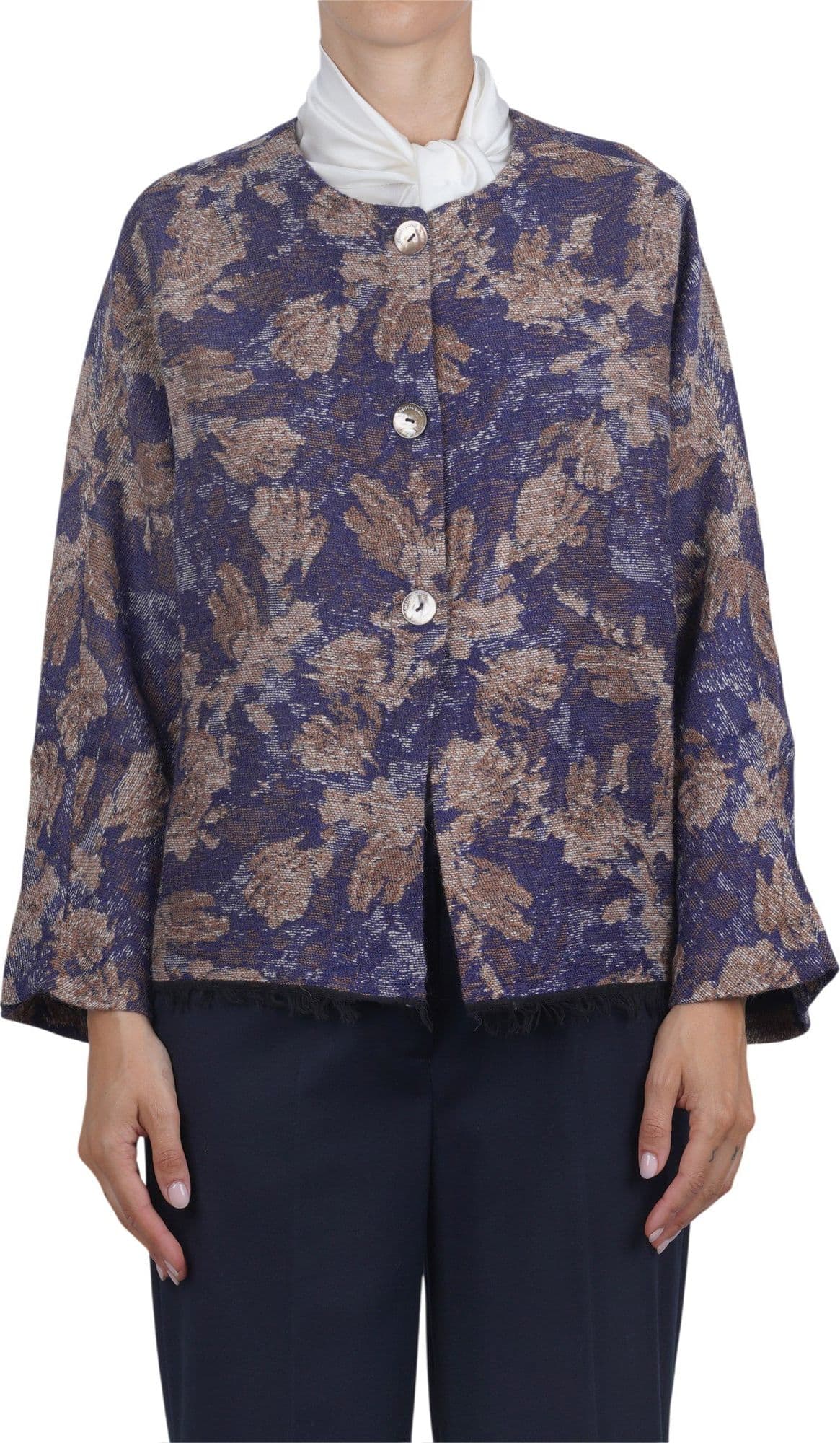 ALESSIA SANTI Alessia Santi - Giacca - 480519 - Blu/Sabbia - 3