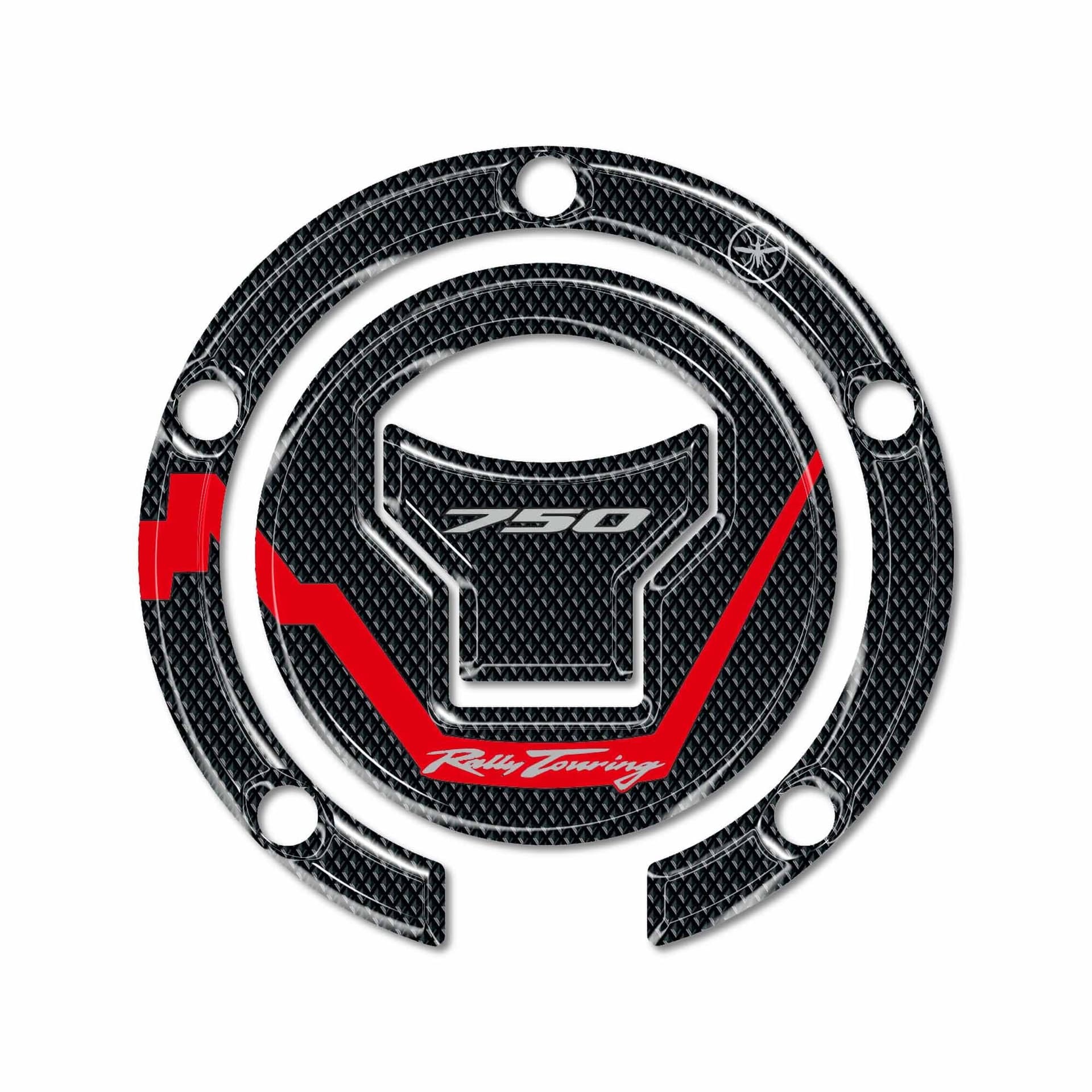 Adesivo gel 3D Tappo serbatoio moto compatibile con Honda Transalp 2026 - 7