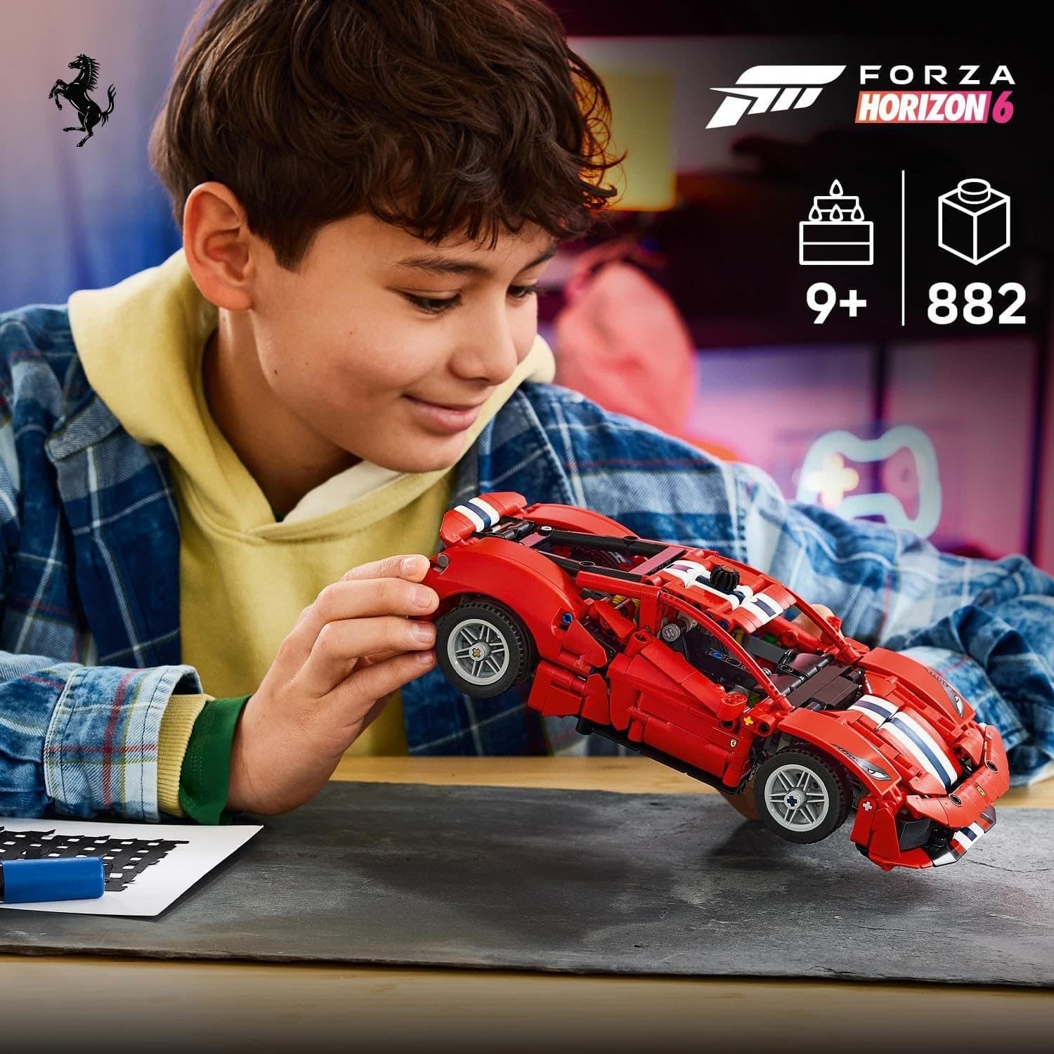 Lego Technic - Auto Ferrari 488 PISTA 42235 - 5