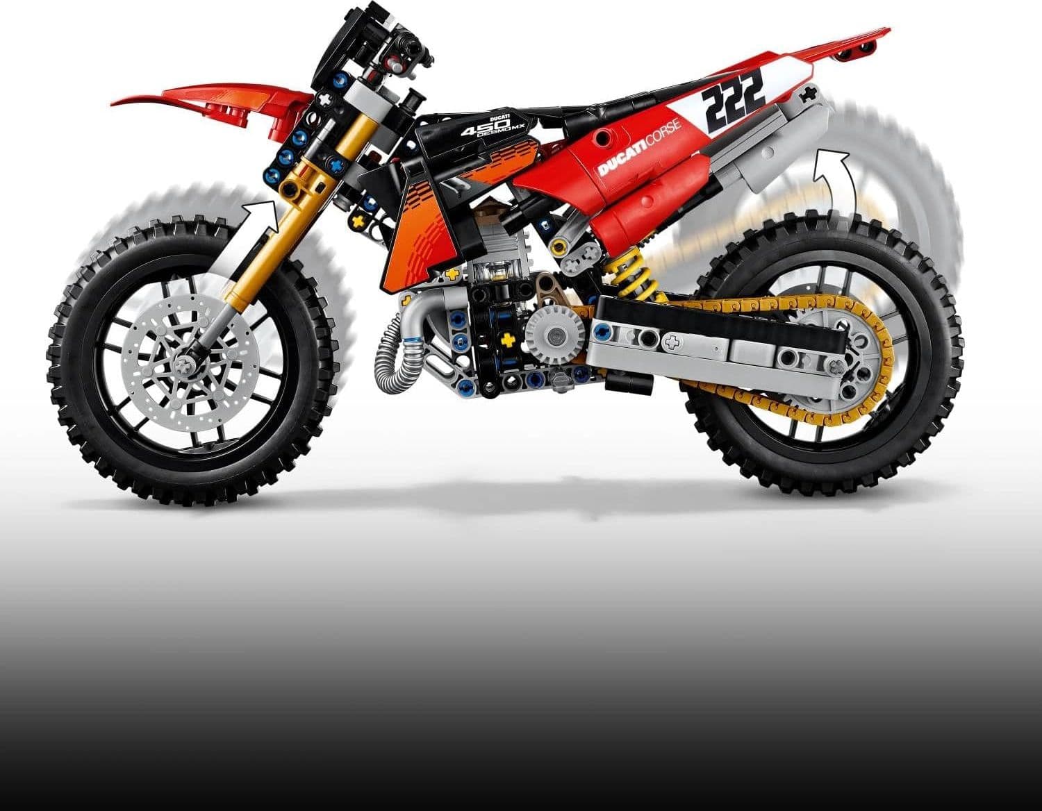 Lego Technic - Moto Ducati Desmo450 MX Factory 42238 - 3