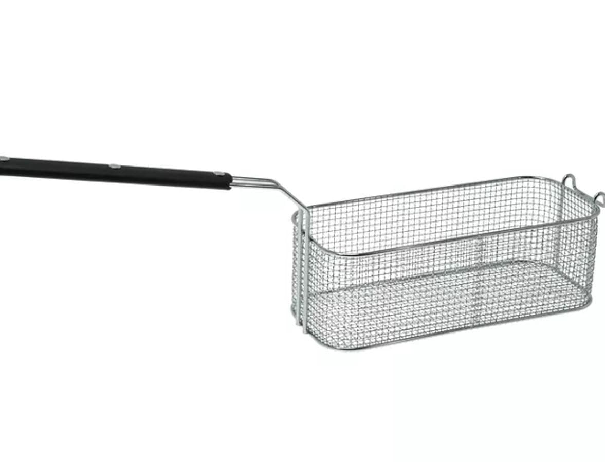 Cesto  friggitrice   professionale  con manico   360x160x120 mm - 2
