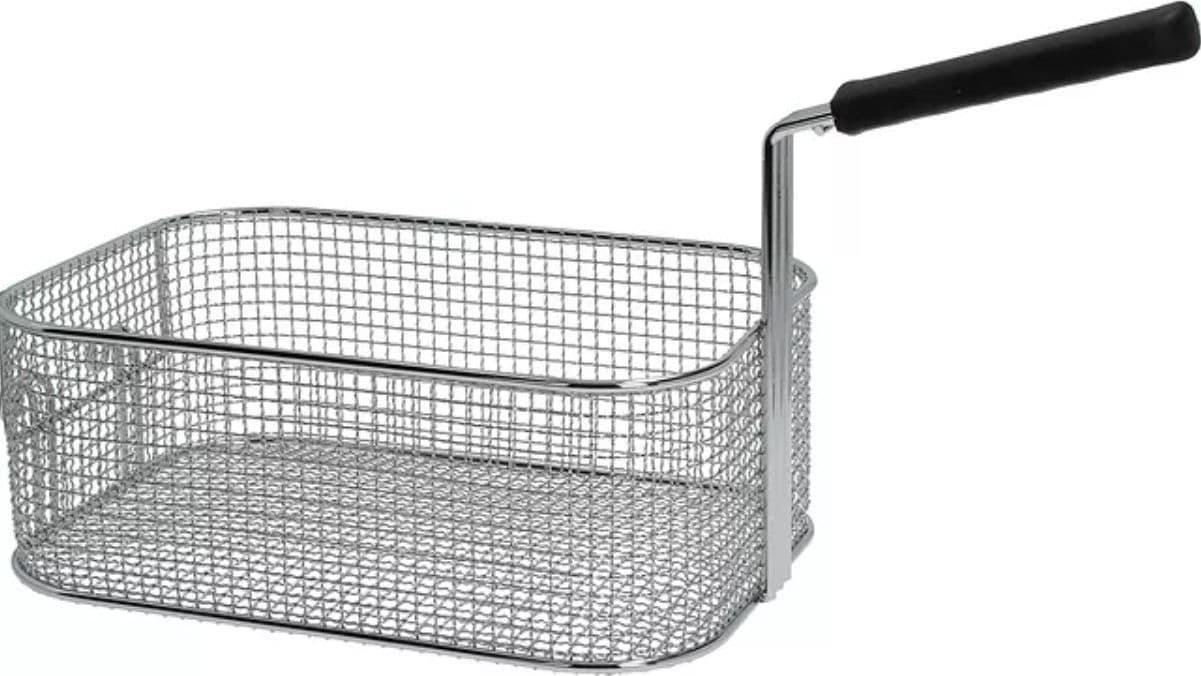 Cesto  friggitrice professionale con manico   300x210x120 mm    MODULAR - 4