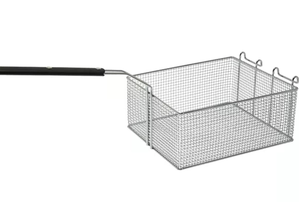 Cesto  friggitrice   professionale  con manico    330x285x140 mm     ZANUSSI - 2
