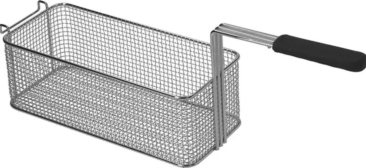 Cesto  friggitrice   professionale  con manico   355x162x120 mm - 3