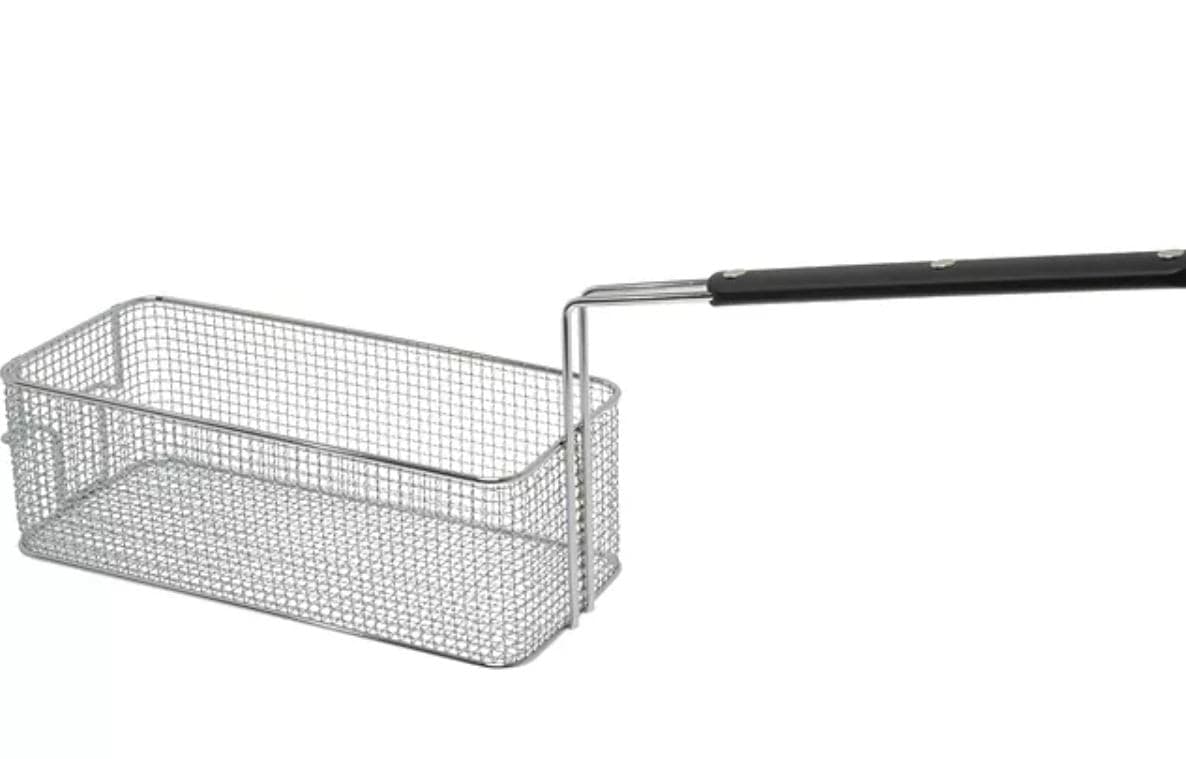 Cesto  friggitrice   professionale  con manico   360x160x120 mm - 2