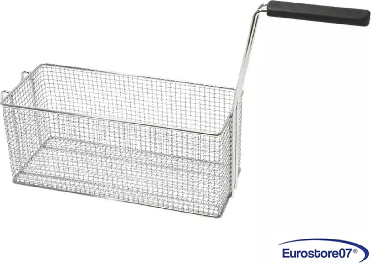 Cesto  friggitrice   professionale  con manico   330x140x140 mm   AMBACH