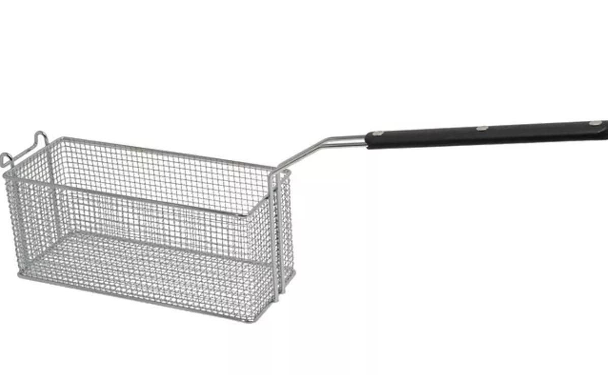 Cesto  friggitrice   professionale  con manico    330x140x140 mm   ZANUSSI - 4