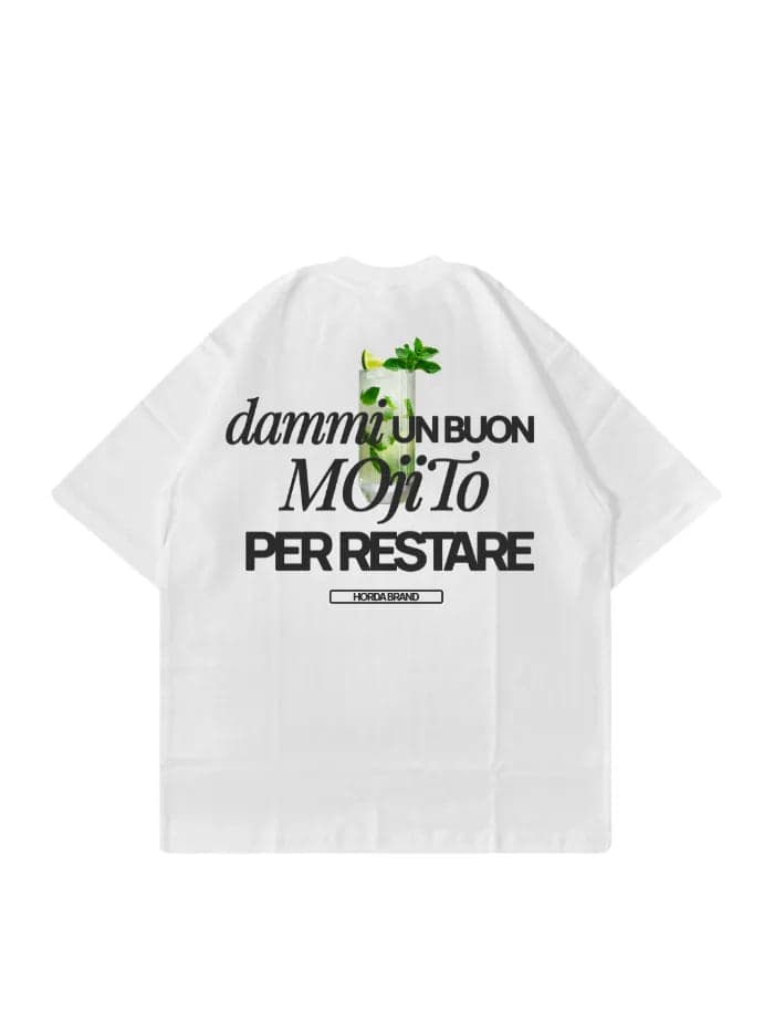T-Shirt Mojito Edizione Limitata 20 Pezzi | Boxy Fit 200g Cotone Premium – Horda - 5