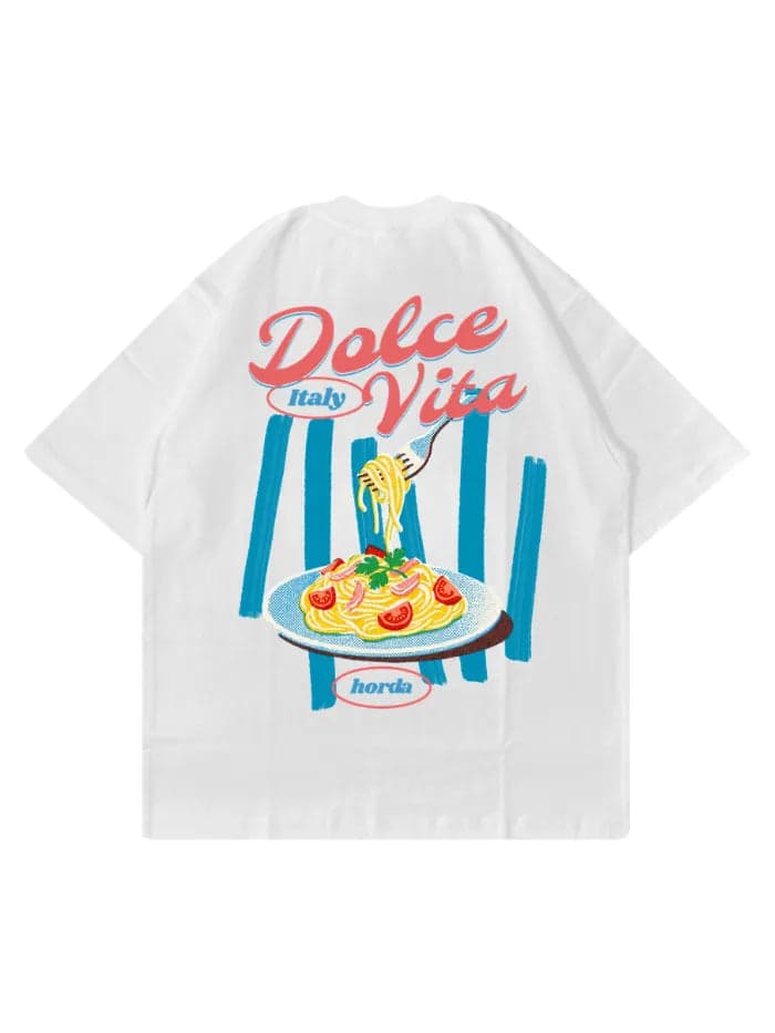 T-shirt Dolce Vita Horda | Boxy Fit 200g Made in Italy - 6