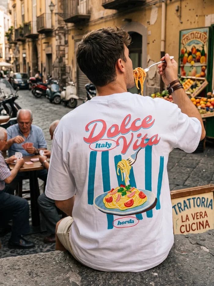 T-shirt Dolce Vita Horda | Boxy Fit 200g Made in Italy - 2