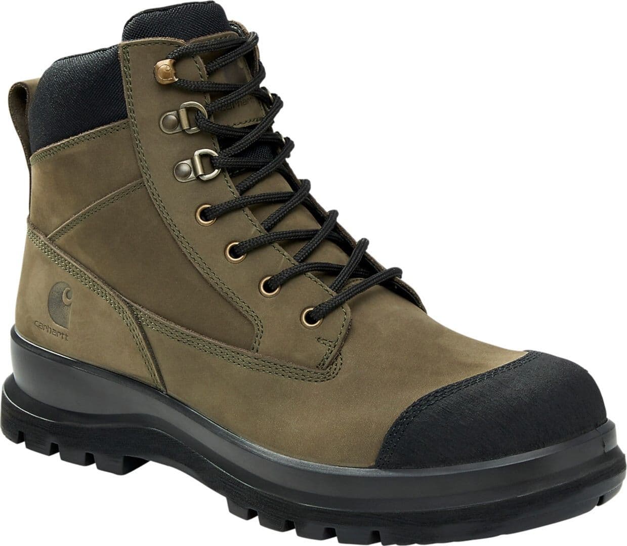 Carhartt F702923 Detroit 6 Zip S3 Scarpe Antinfortunistiche Uomo Vibram MOSS MOS - 2