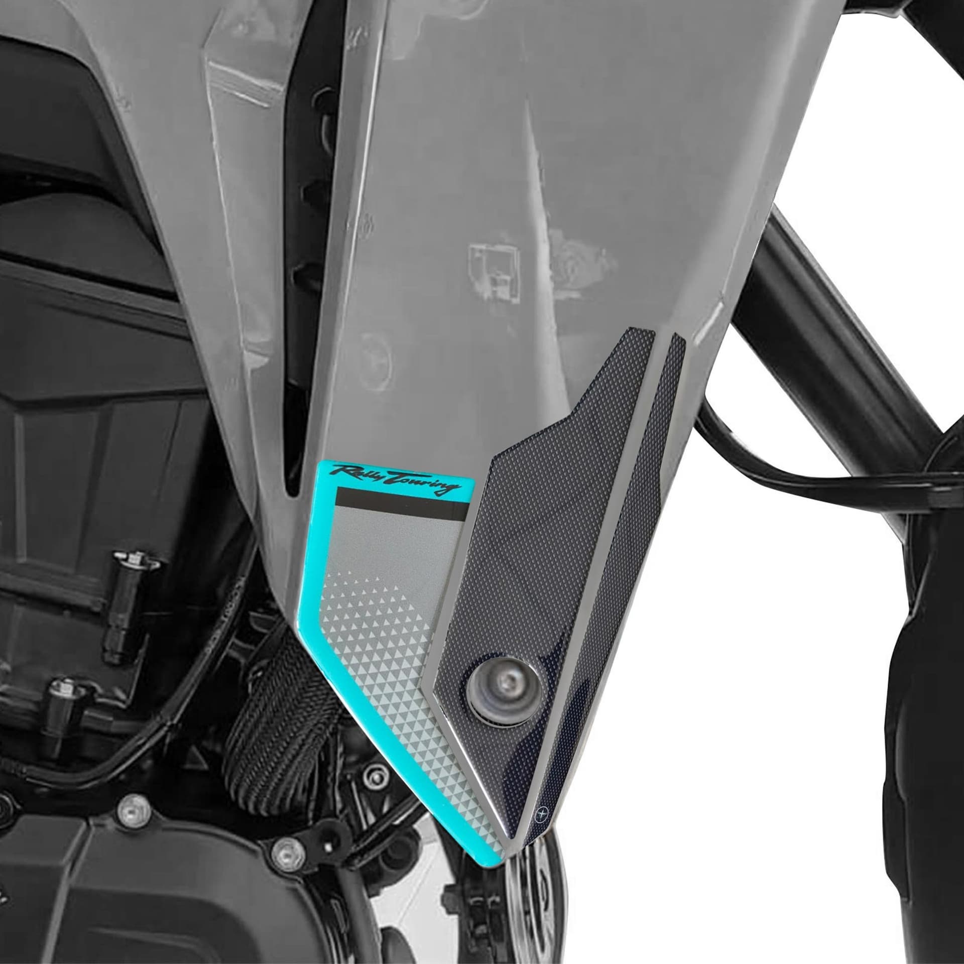 Adesivi 3D Protezioni Deflettori moto compatibile con Honda Transalp 2026 - 11