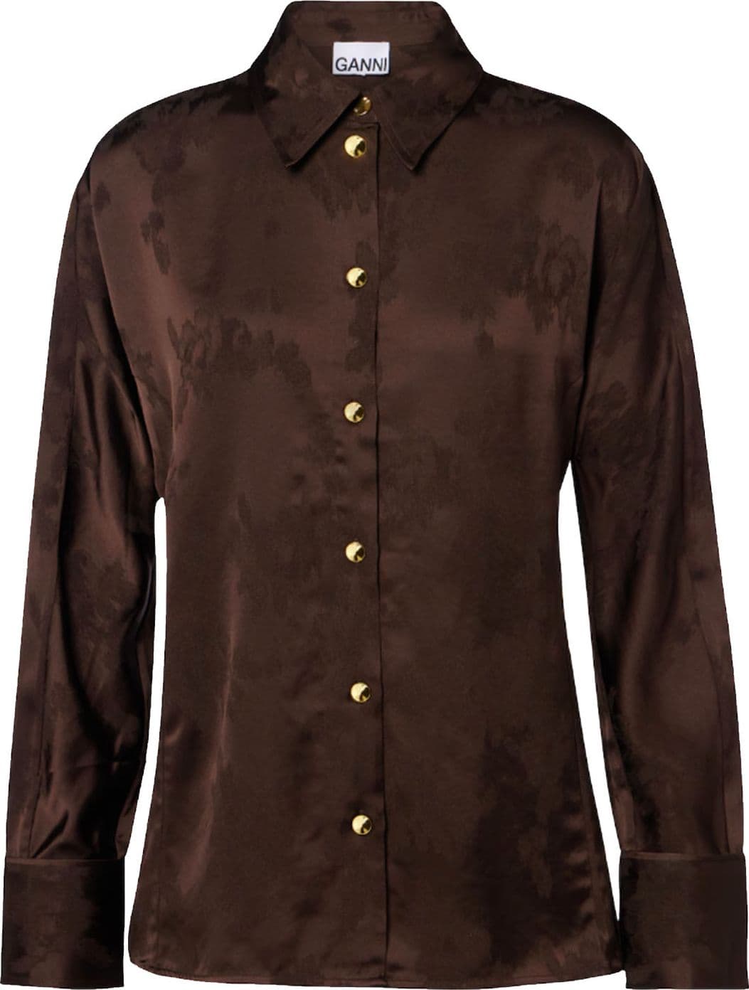 GANNI  Camicie Brown