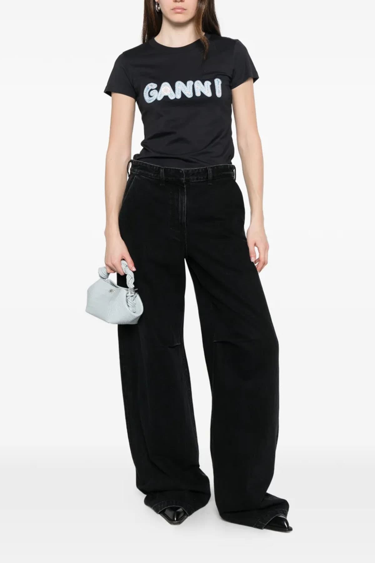 GANNI  T-shirt e Polo Grey - 2