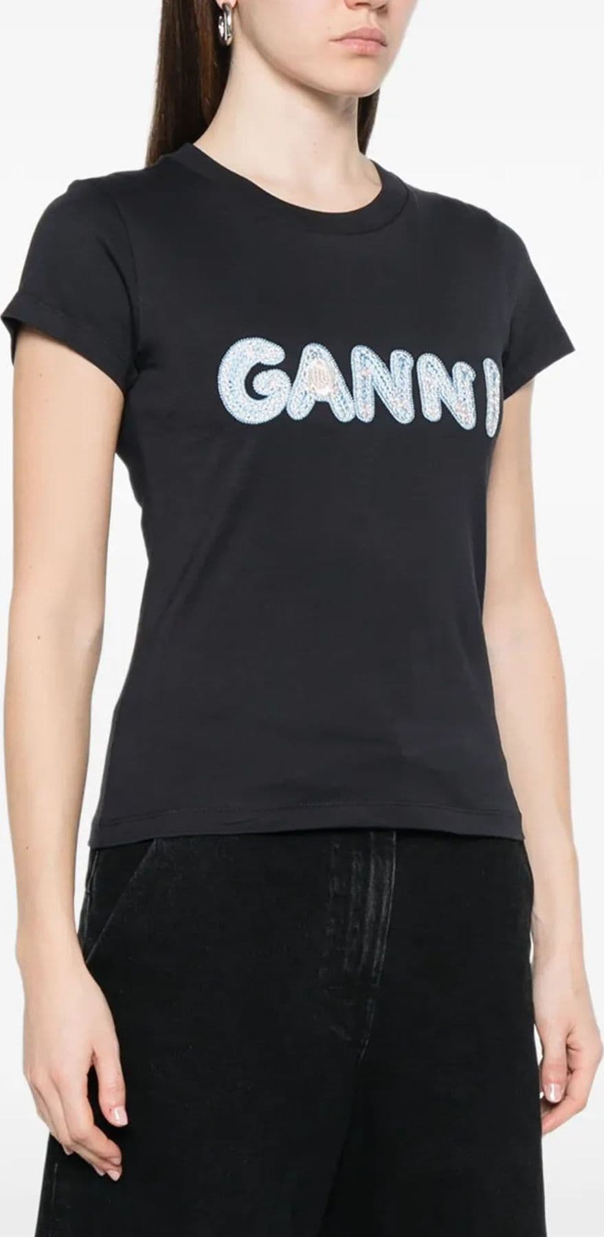 GANNI  T-shirt e Polo Grey - 3