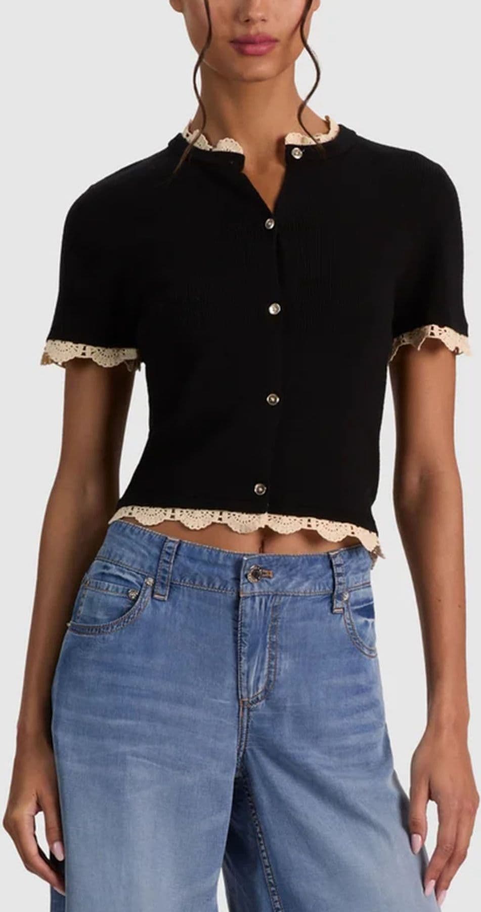 Alice + Olivia  Maglie Black - 5