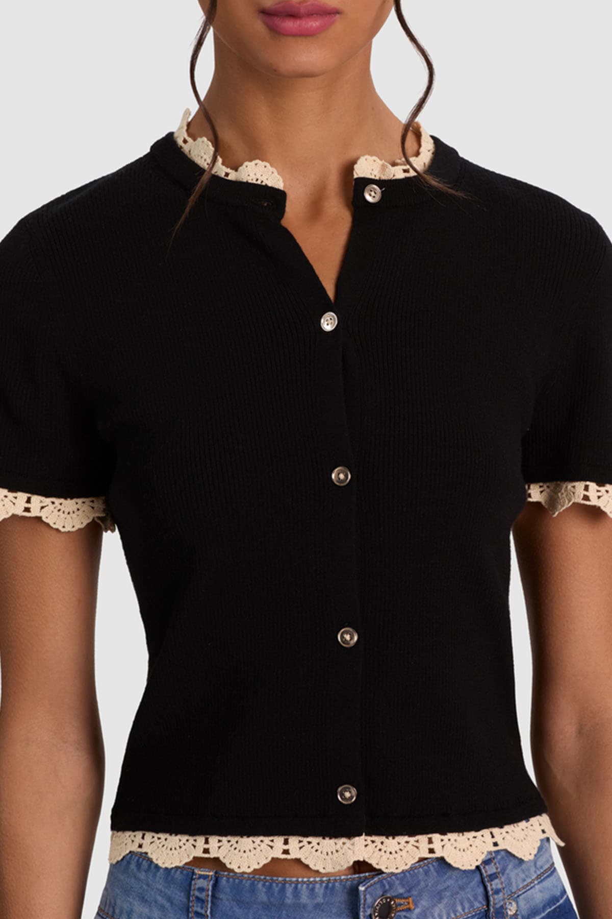 Alice + Olivia  Maglie Black - 6