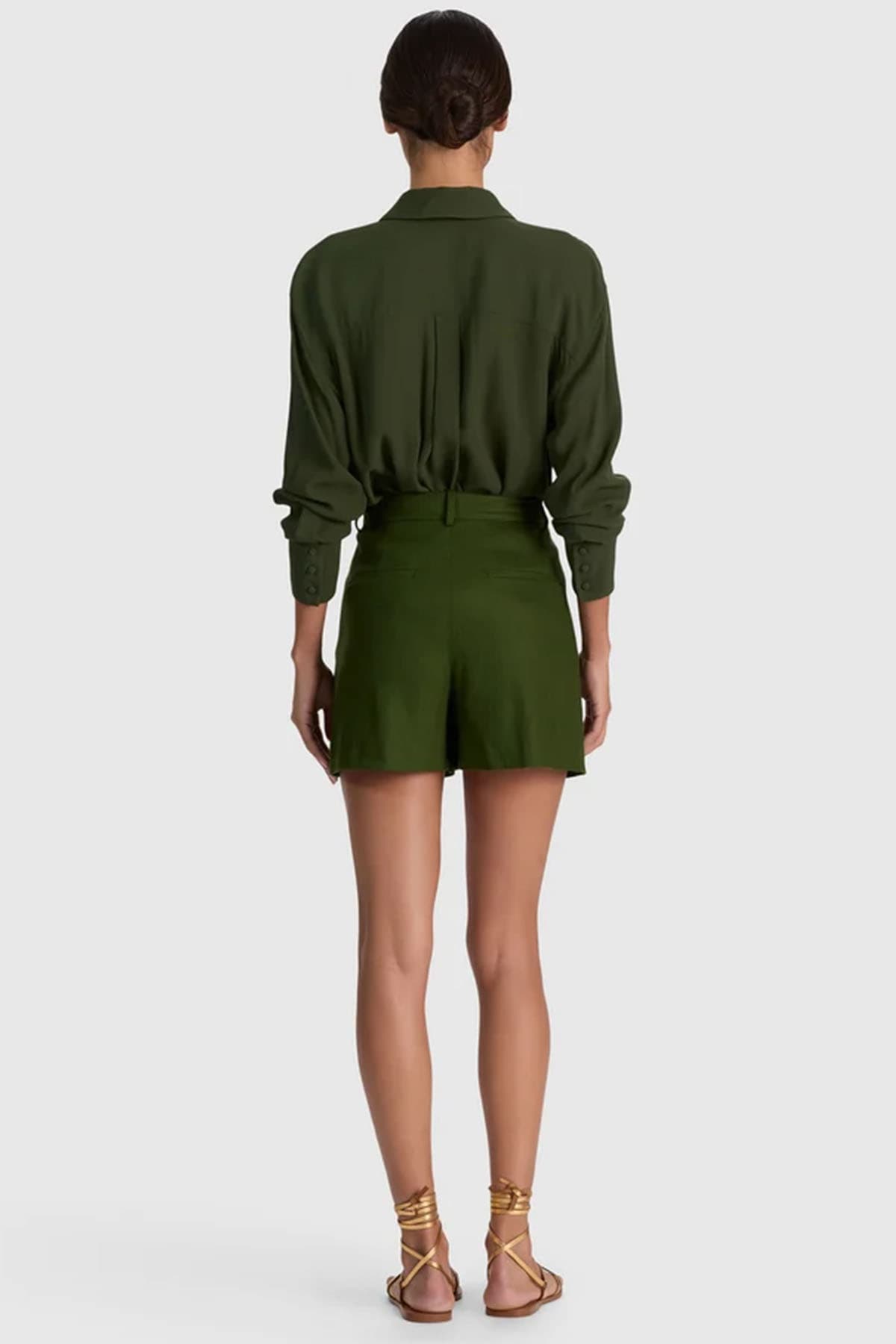 Alice + Olivia  Pantaloncini Green - 3