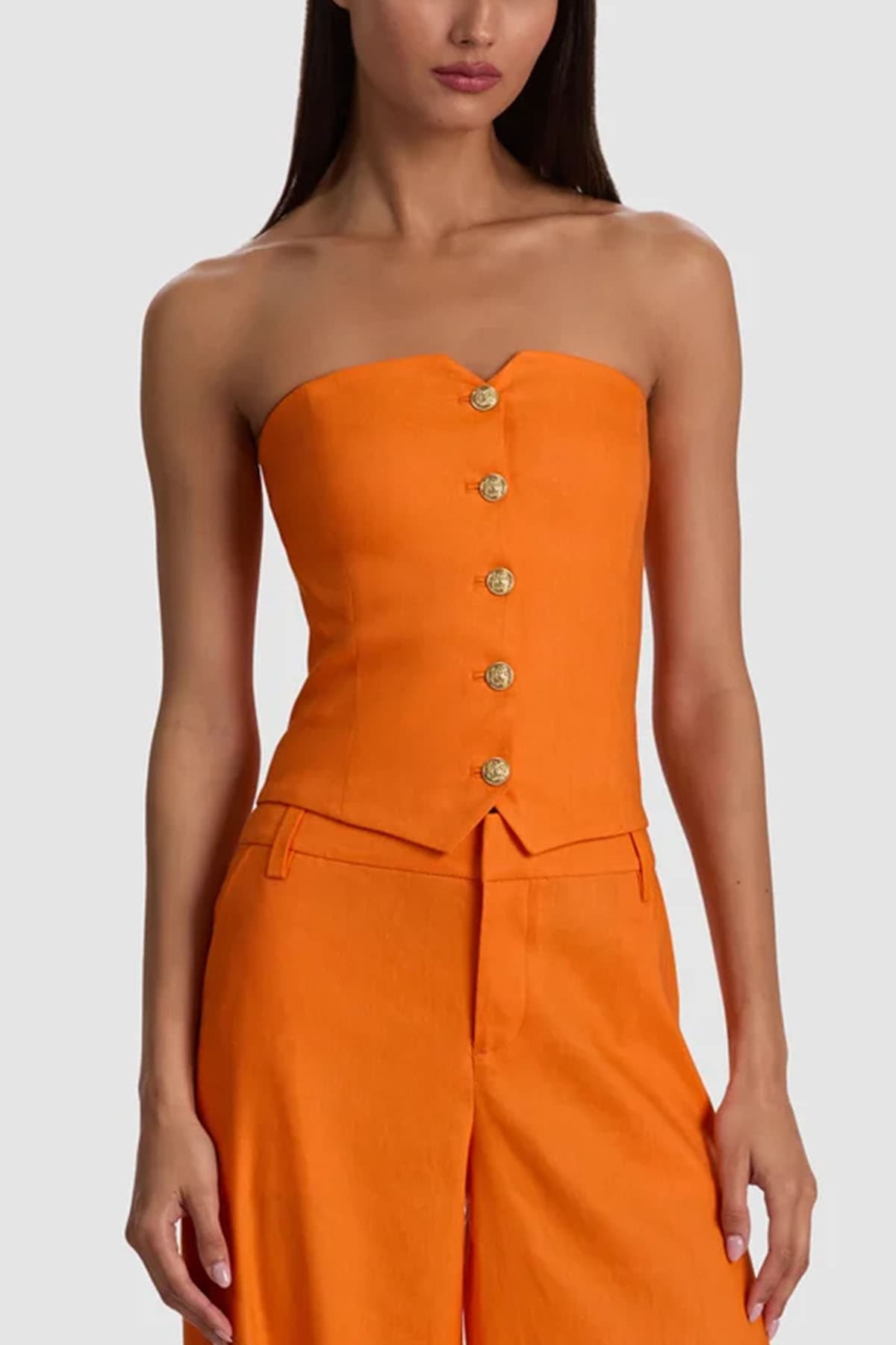Alice + Olivia  Top Orange - 5