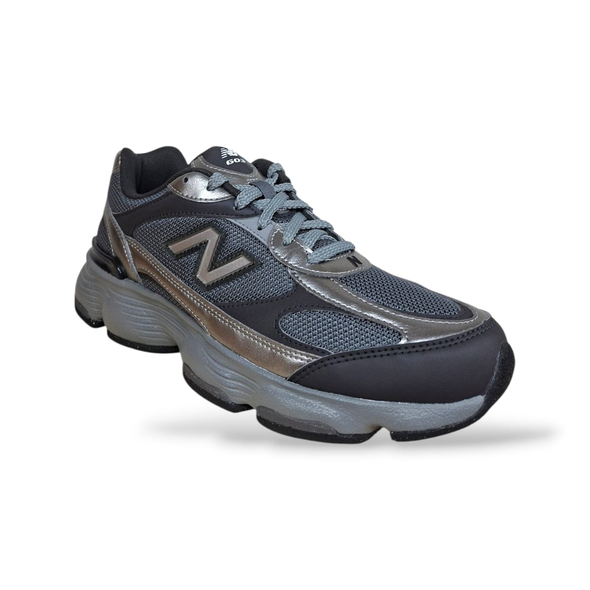 New Balance 630 Sneakers Uomo Nero Grigio | Taglia 41,5-45 | Pelle Tessuto Lacci | Scarpetteria Gica - 2