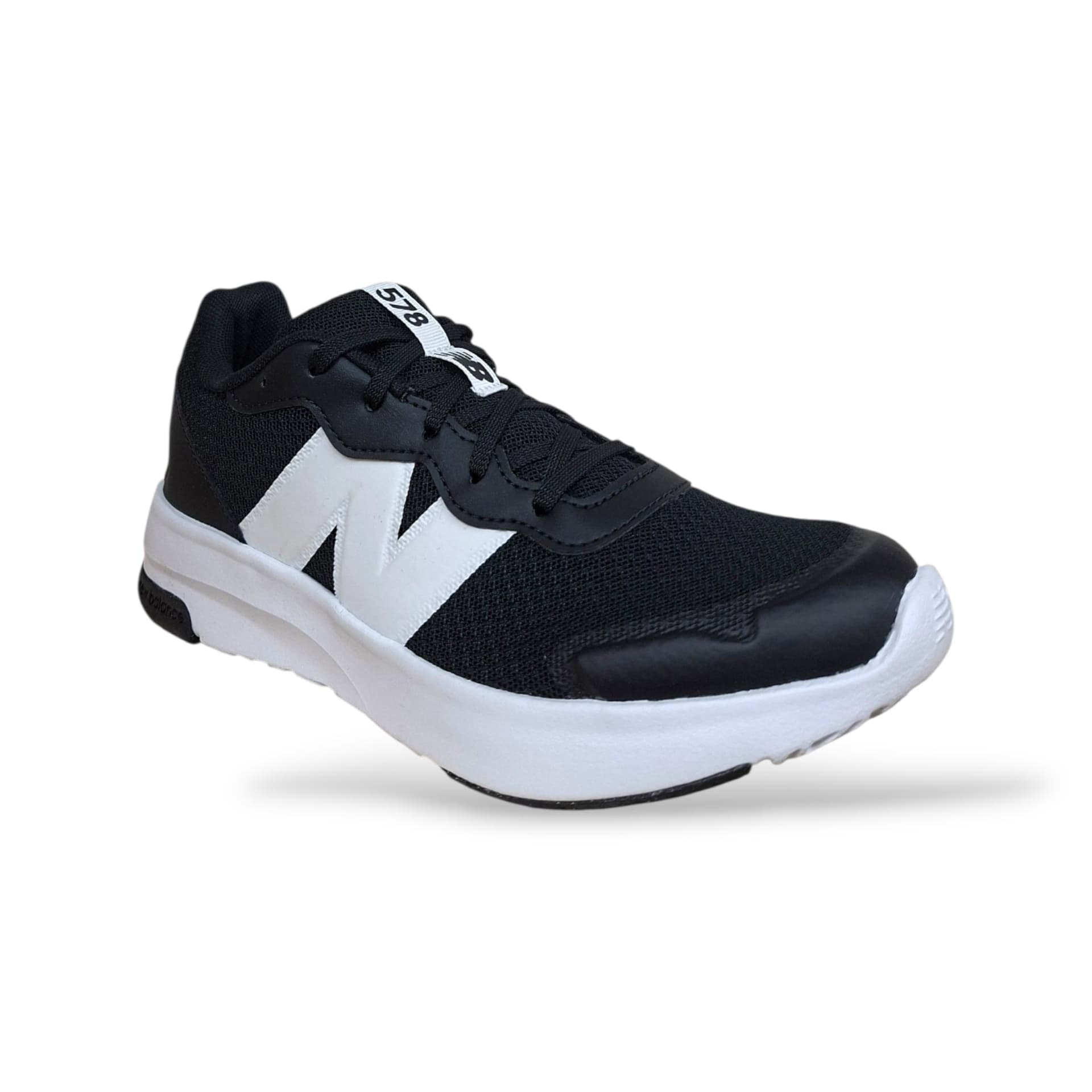 New Balance 578 Sneakers Ragazzi Nero Bianco | Taglia 36-40 | Tessuto Lacci | Scarpetteria Gica - 2