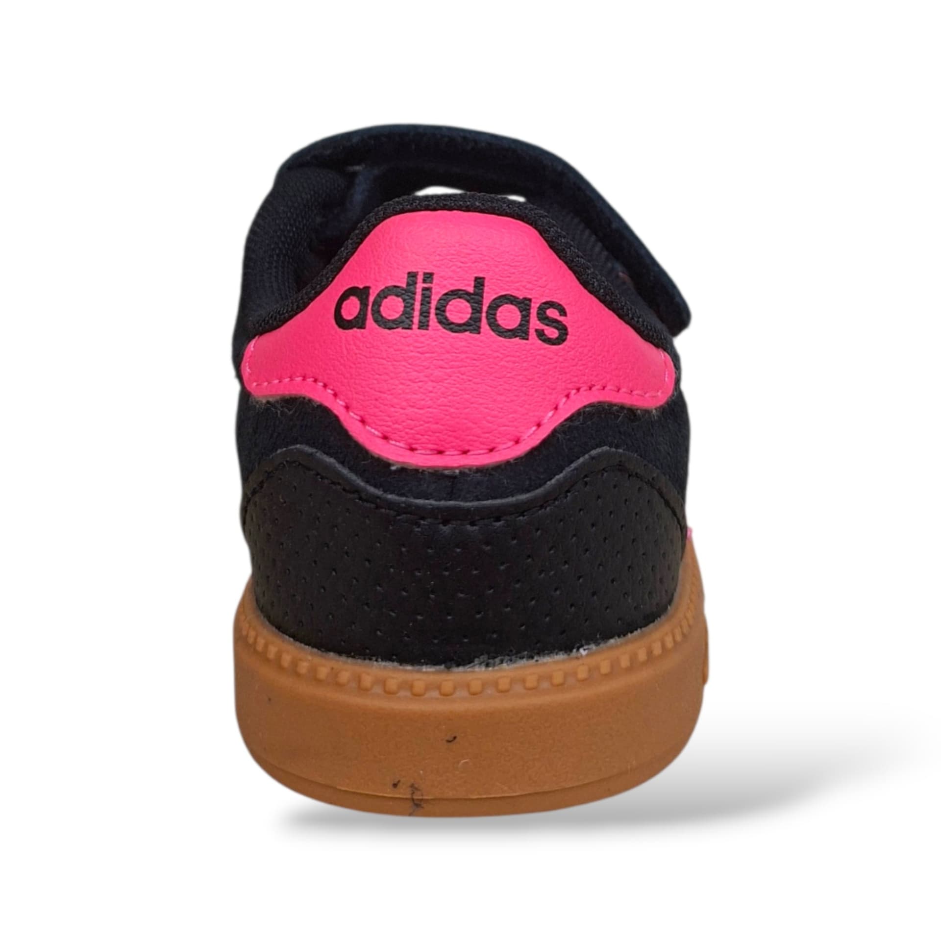 Adidas Breaknet Sleek Sneakers Bambine Nero Fuxja | Taglia 28-35 | Suede Velcro | Scarpetteria Gica - 3