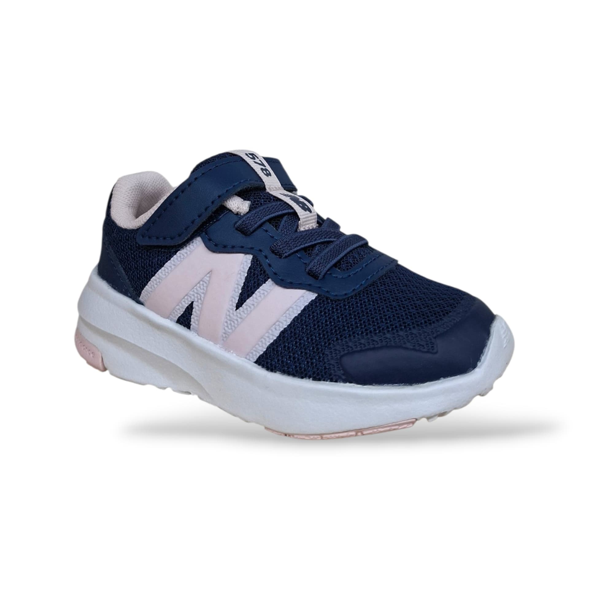 New Balance 578 Sneakers Bambine Ragazze Blue Rosa | Taglia 20-35 | Tessuto Velcro | Scarpetteria Gica - 2