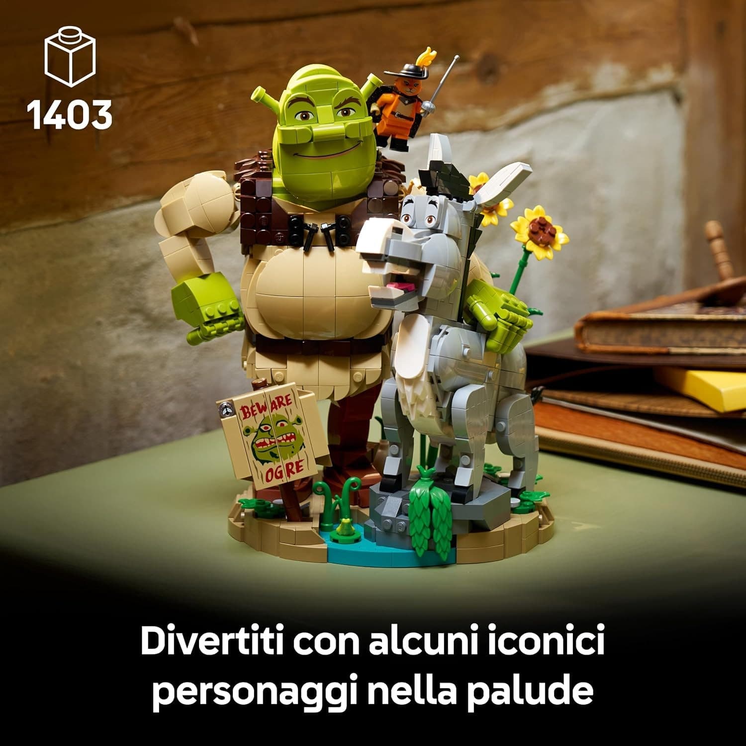 Lego - Shrek, Ciuchino e Gatto con gli Stivali 72423 - 2