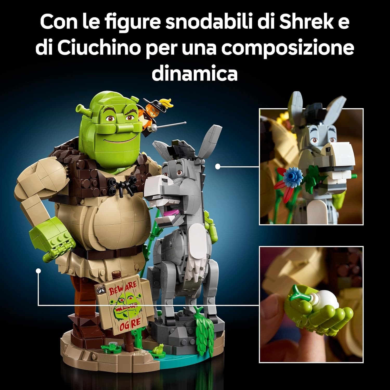 Lego - Shrek, Ciuchino e Gatto con gli Stivali 72423 - 4