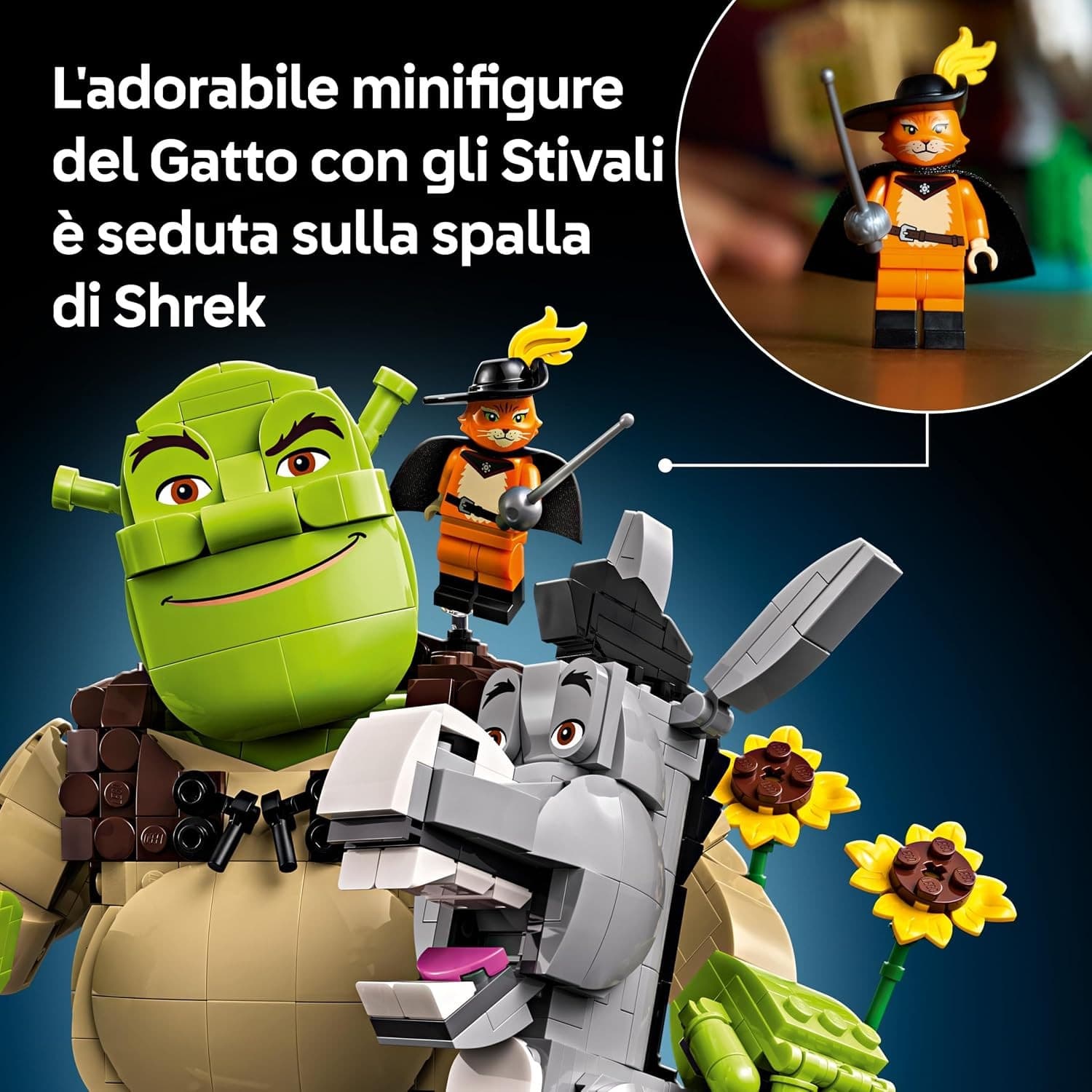 Lego - Shrek, Ciuchino e Gatto con gli Stivali 72423 - 5