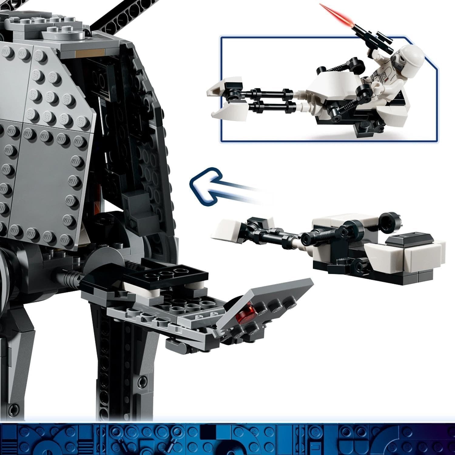Lego Star Wars - AT-AT Imperial Remnant con INT-4 - 75454 - 5